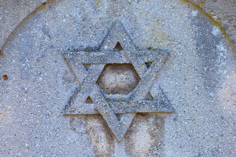 Star of David on a gravestone