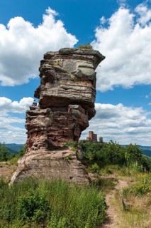 Medieval rock castle Anebos