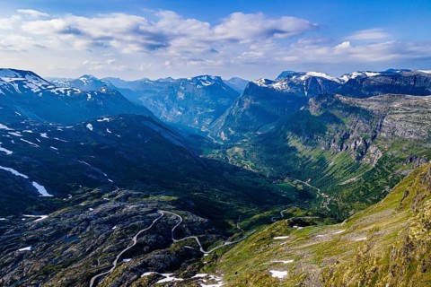 Overlook over Geirangerfjord