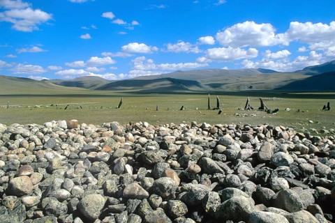 Funeral steles or deer stones