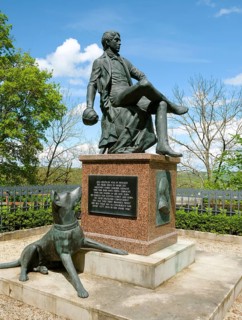 Young Bismarck Monument from 1895/96 near Bad Koesen