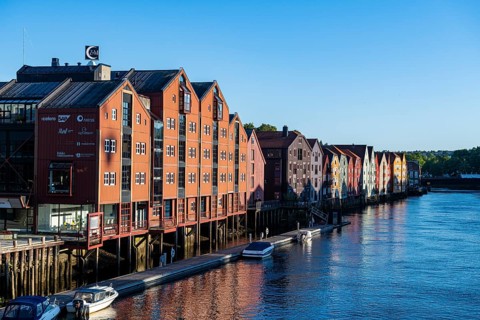 Old storehouses along the Nidelva
