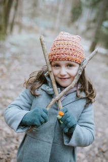 Girl in the forest