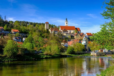 Horb am Neckar with the former Dominican monastery