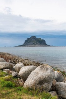 Huge monolith in the Unesco world heritage site