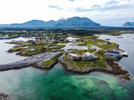 Aerial of the tourist information center