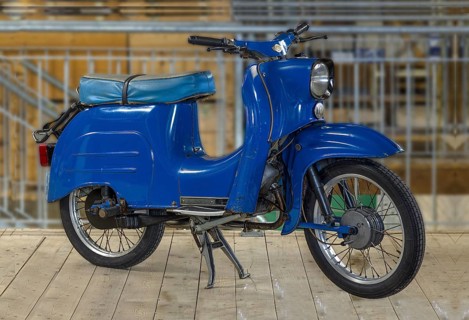 Motorcycle Schwalbe of the 1970s