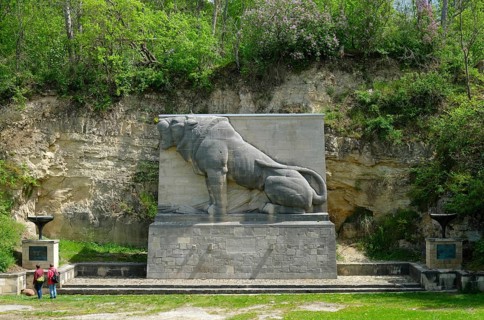 Lion Monument near Bad Koesen