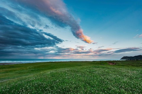 Sunset at beach
