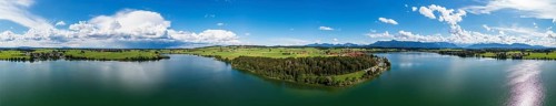 360 degree panorama of Riegsee