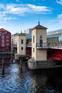 Old storehouses along the Nidelva