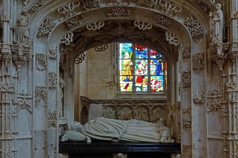 Tomb of Margaret of Austria in the choir