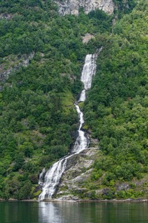 Waterfall in Geirangerfjord