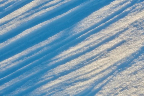 Snowdrifts on mount Lusen