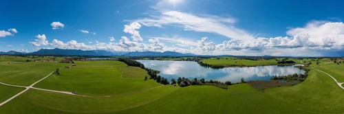 Panorama of Riegsee