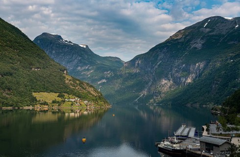 Overlook over Geirangerfjord