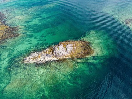 Turuoise waters in the Unesco world heritage site
