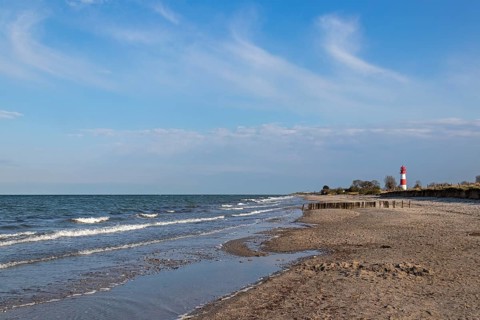 Beach and lighthouse