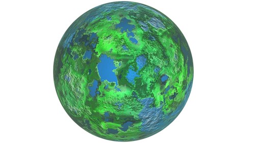 High resolution illustration of planet Uranus