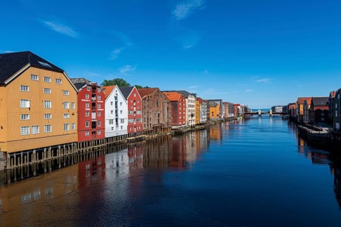 Old storehouses along the Nidelva