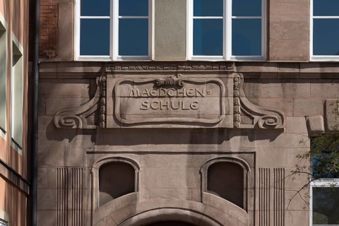 Entrance of the Dr.Theo Schoeller Elementary School for Girls
