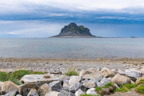 Huge monolith in the Unesco world heritage site
