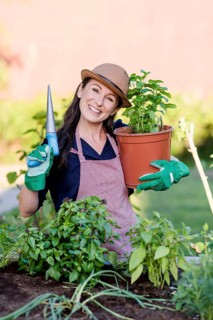 Female gardener