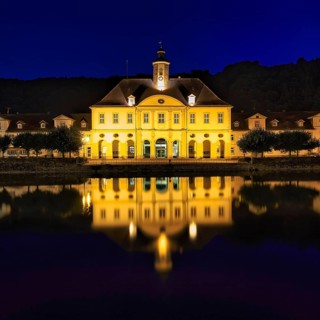 City hall Bad Karlshafen at night