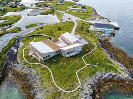 Aerial of the tourist information center