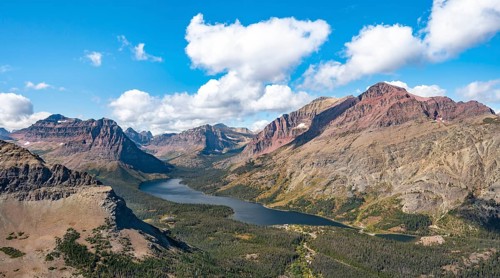 View of Two Medicine Lake