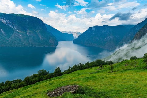 Overlook over Aurlandsfjord