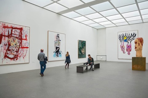 Room with works by Georg Baselitz