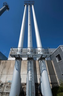 Plant for district heating and steam supply