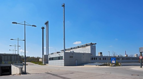 Plant for district heating and steam supply