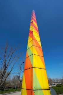 Colorful column
