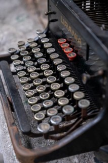 Old typewriter