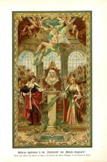 Moliere's apotheosis in the Ceremonie des Malade imaginaire