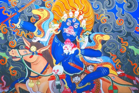 Thangka of Shri Devi