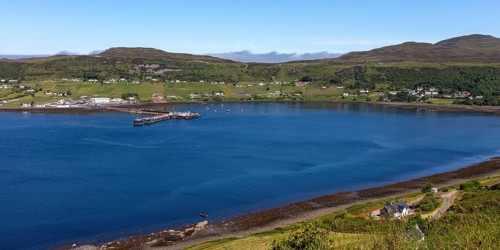 The settlement of Uig at Uig Bay