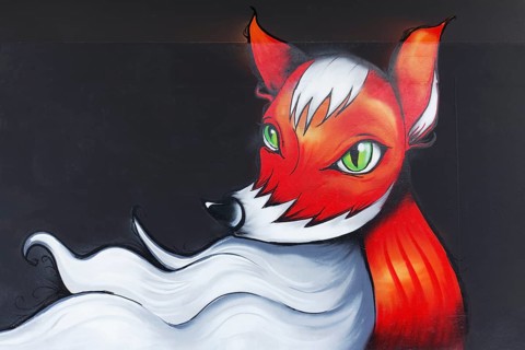 Figure fox with long white beard