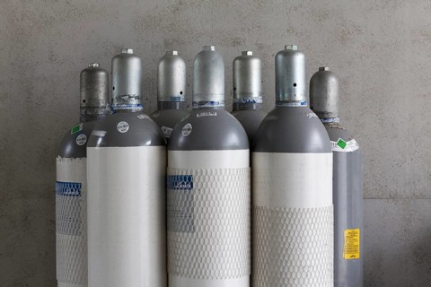 Steel cylinders with Biogon C gas from Linde AG