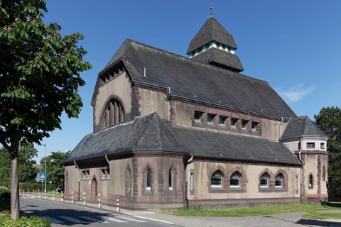 Holy Spirit Chapel from 1908 in the University Hospital Duesseldorf
