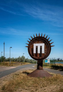 Symbol at the open-air museum in Ferropolis