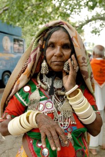 Eine Banjara-Frau