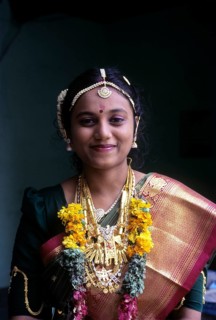 A Bride of Nagarathar community in Chettinad