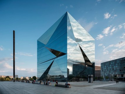 Cube berlin office building at Washingtonplatz