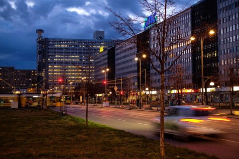 Alexanderstrasse at Alexanderplatz