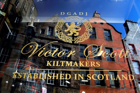 Shop window Kiltmaker