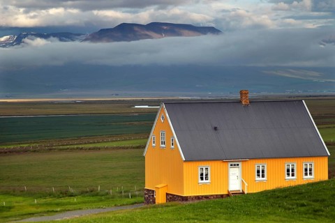 House in landscape