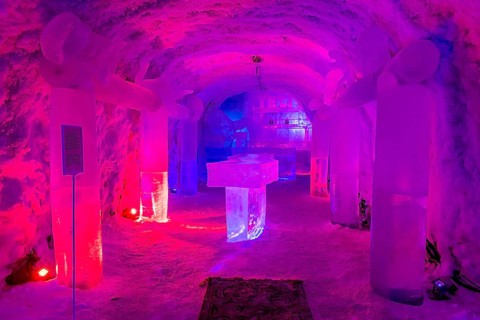 Colourful ice sculptures in the Permafrost kingdom